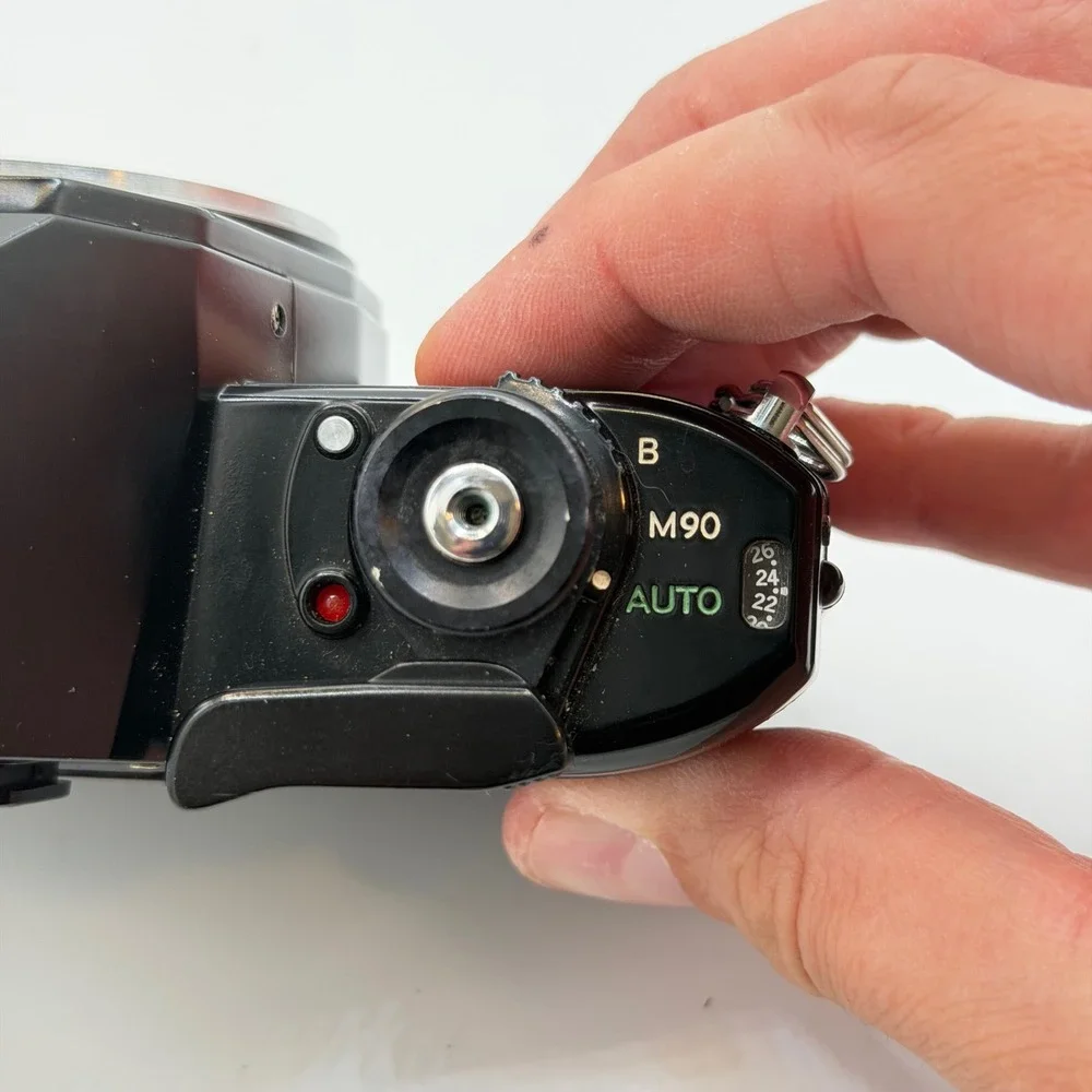 Nikon EM 35mm Film SLR Camera Body Black Compact Auto Japan Tested & Working!